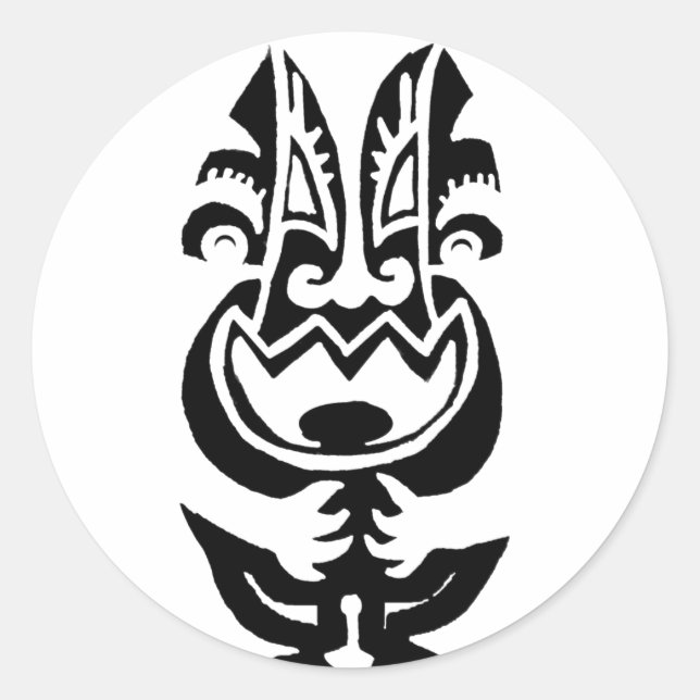 Sticker Rond Effrayer (Devant)