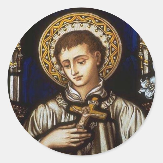 Sticker Rond Église Windows 91 (Devant)