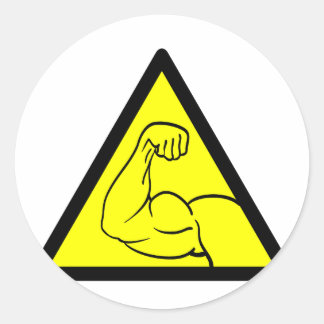 Sticker Rond ego surdimensionné