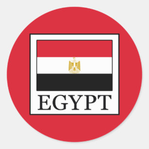 Sticker Rond Égypte