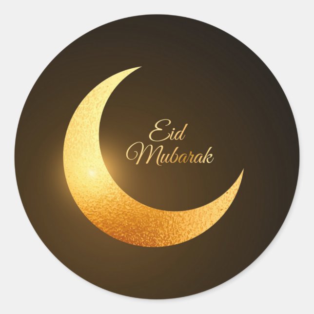 Sticker Rond Eid Mubarak (Devant)