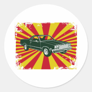 Sticker Rond EL 1977 de Chevrolet Camino