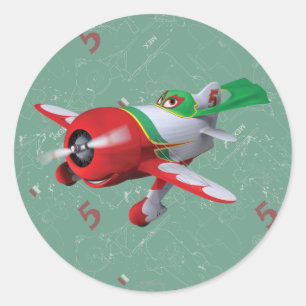 Sticker Rond El Chupacabra 1