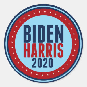 Sticker Rond Élection de Biden Harris 2020