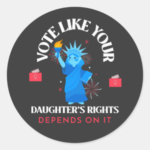Sticker Rond Elections américaines 2024