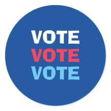 Élections blanc et bleu rouge Politique