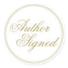 Élégant auteur blanc signé