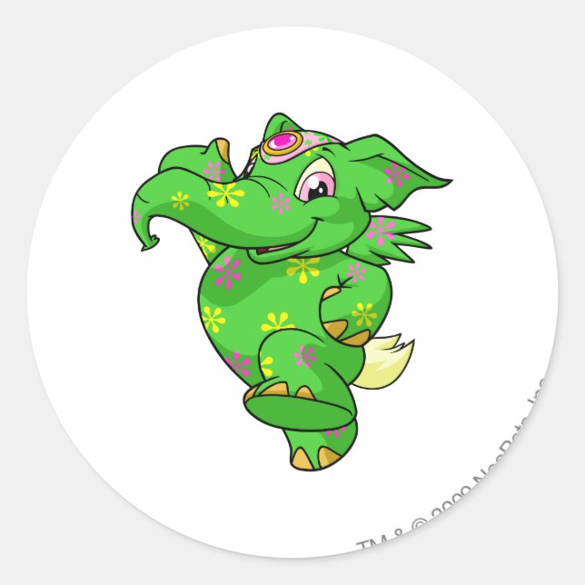 Sticker Rond Elephante Disco (Devant)