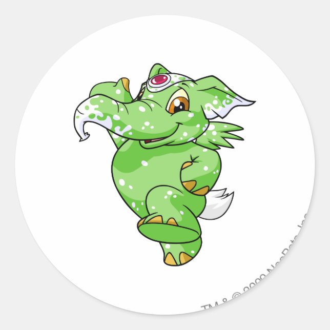 Sticker Rond Elephante Specked (Devant)