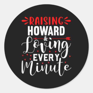 Sticker Rond Élever Howard Et Aimer Chaque Minute Fête Des Mère