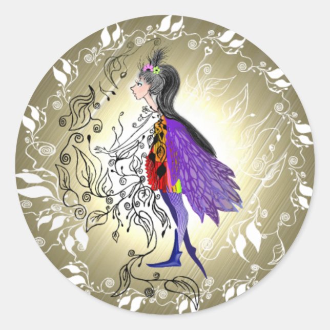 Sticker Rond Elf (Devant)