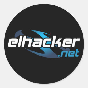 Sticker Rond elhacker.net black