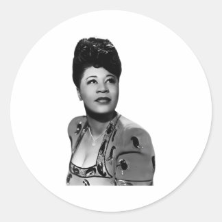 Sticker Rond Ella Fitzgerald