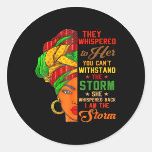 Sticker Rond Elle A Fouillé Par J'Suis La Tempête Noire Histoir