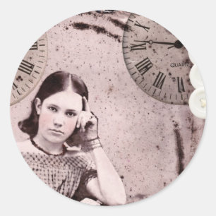 Sticker Rond Elle A Tout Le Temps