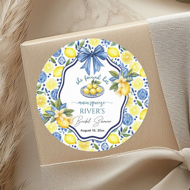 Sticker Rond Elle A Trouvé Sa Fête des mariées De Squeeze (Créateur téléchargé)