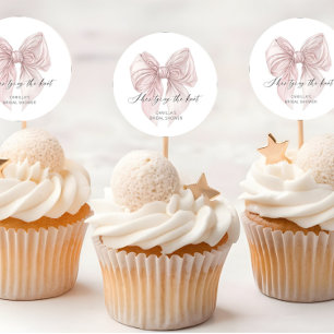 Sticker Rond Elle célèbre son enterrement de vie de jeune fille