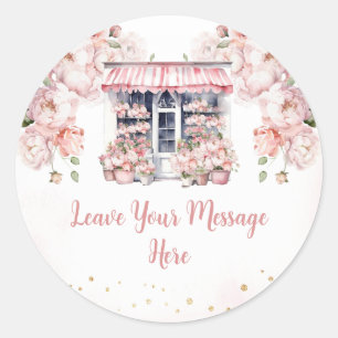 Sticker Rond Elle n'est pas sur la Fête des mariées du marché V