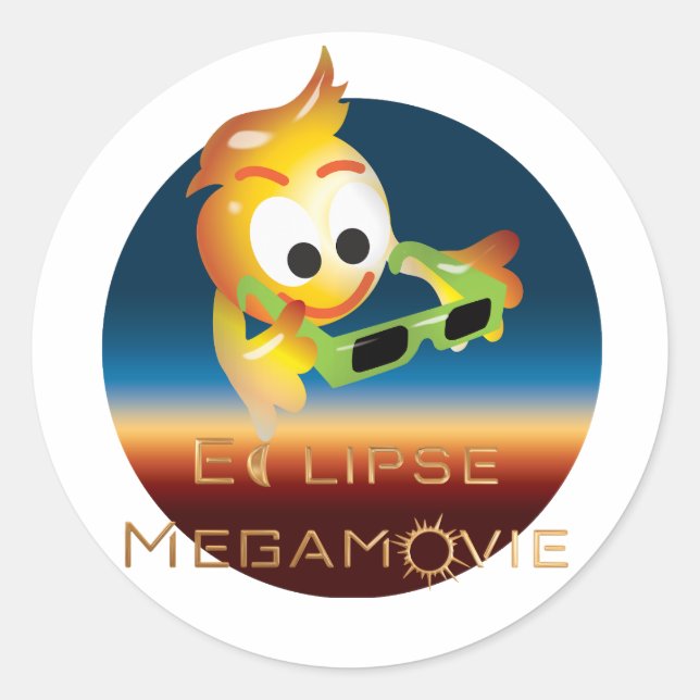 Sticker rond EM Fun (Devant)