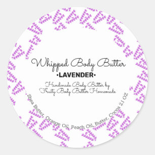 Sticker Rond Emballage de marque de la baignoire du bocal de la