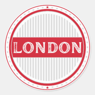 Sticker Rond Emblème de fierté de la ville de Londres – Identit