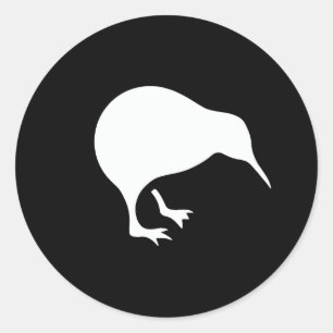 Sticker Rond emblème de Kiwi Nouvelle-Zélande