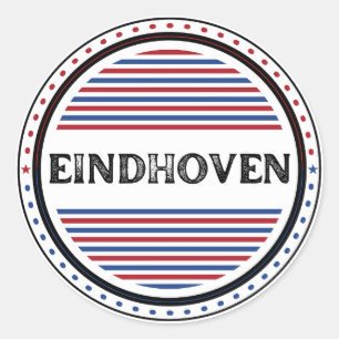 Sticker Rond Emblème de la Eindhoven City Pride – Identité néer