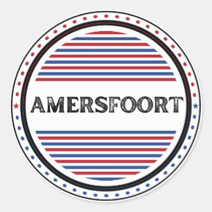 Sticker Rond Emblème de la Fierté d'Amersfoort – Identité néerl
