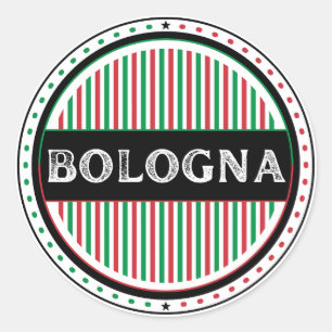 Sticker Rond Emblème de la fierté de la ville de Bologne – Iden
