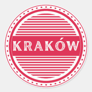 Sticker Rond Emblème de la fierté de la ville de Cracovie – Ide