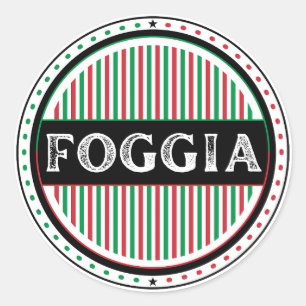 Sticker Rond Emblème de la Fierté de la Ville de Foggia – Ident