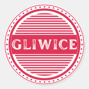 Sticker Rond Emblème de la Fierté de la ville de Gliwice – Iden