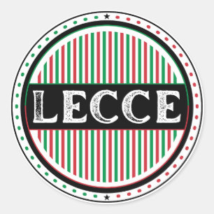 Sticker Rond Emblème de la fierté de la ville de Lecce – Identi