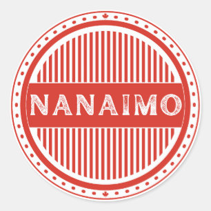 Sticker Rond Emblème de la fierté de la ville de Nanaimo – Iden