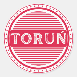 Sticker Rond Emblème de la Fierté de la ville de Toruń – Identi