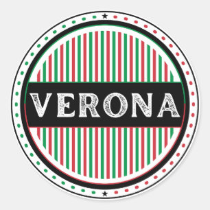 Sticker Rond Emblème de la fierté de la ville de Vérone – Ident