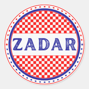 Sticker Rond Emblème de la fierté de la ville de Zadar – Identi