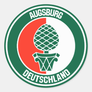 Sticker Rond Emblème de la ronde d'Augsbourg