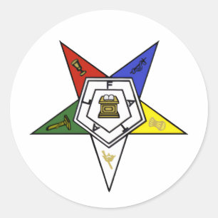 Sticker Rond Emblème de l'Ordre de l'Étoile orientale