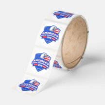 Emblème du bouclier de l'aigle chauve du 250e anni