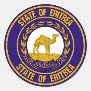 Sticker Rond Emblème du cycle de l'Érythrée