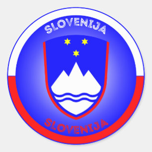Sticker Rond Emblème du patrimoine slovène
