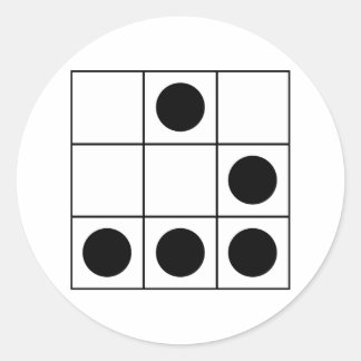 Sticker Rond Emblème du pirate "Le Gilder"