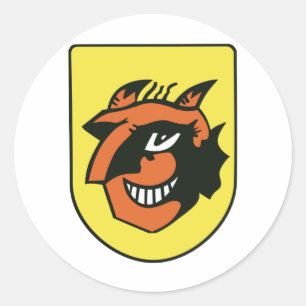 Sticker Rond emblème jg54