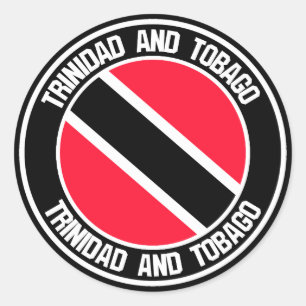 Sticker Rond Emblème rond de Trinité-et-Tobago
