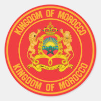 Emblème rond du Maroc