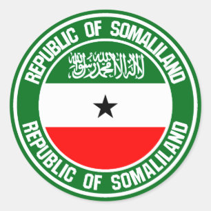 Sticker Rond Emblème rond du Somaliland