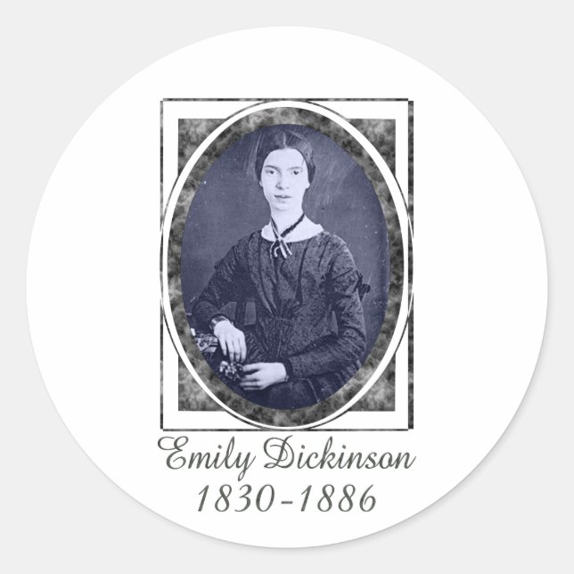 Sticker Rond Emily Dickinson (Devant)