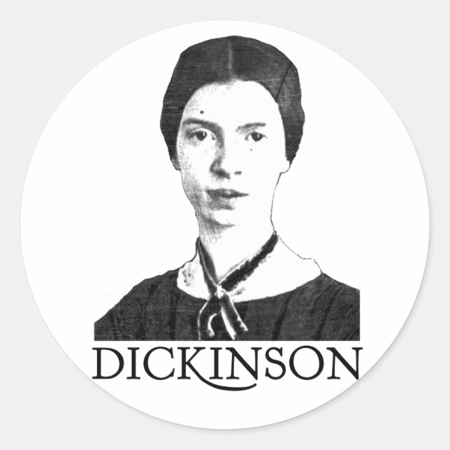 Sticker Rond Emily Dickinson (Devant)