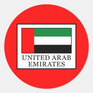 Sticker Rond Émirats arabes unis